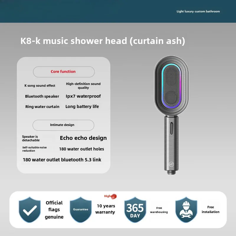 Wireless Speaker Shower Nozzle