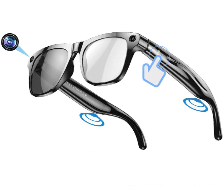 4K Transition Lenses AI Voice Translation Smart Eyewear
