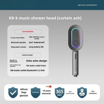Wireless Speaker Shower Nozzle