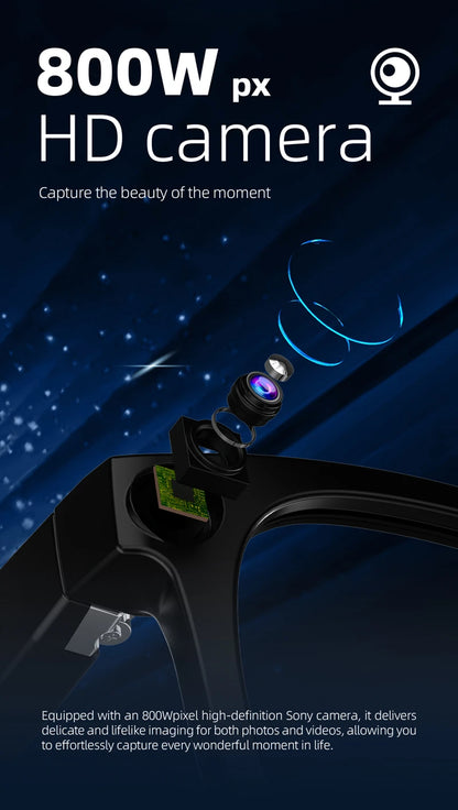 AI Voice Translation 4K Transition Lenses Smart Eyewear