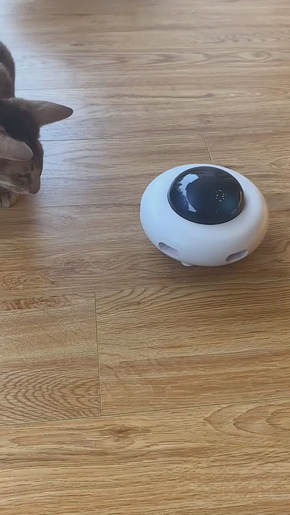 Pet Toy Gravity UFO Smart Teaser Flying Sucer Electric Funny Cat Turntable